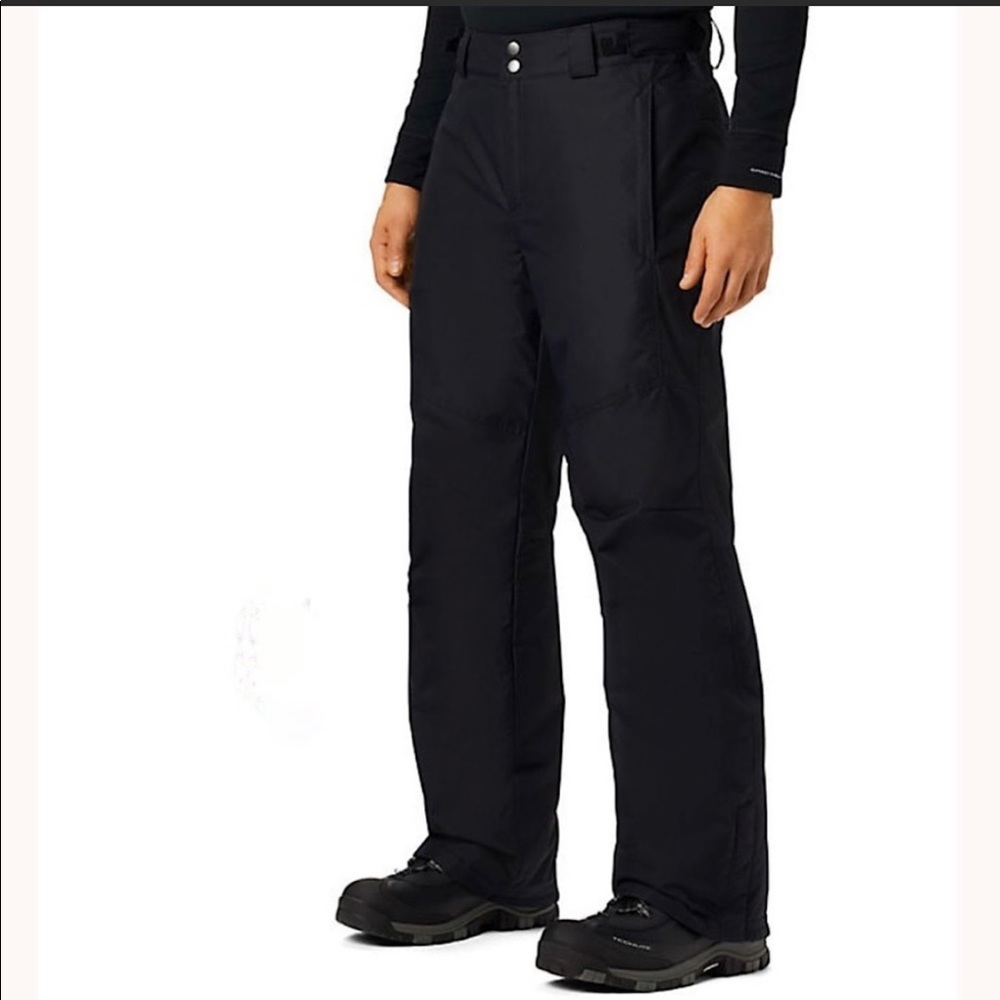 COLUMBIA Men’s Bugaboo II Snow Ski Pants Black 1X  *1/4 Tear - see photos
